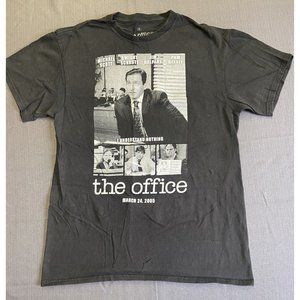 Ripple Junction The Office 2005 Black Graphic Crew Neck Tee Sit Com Medium